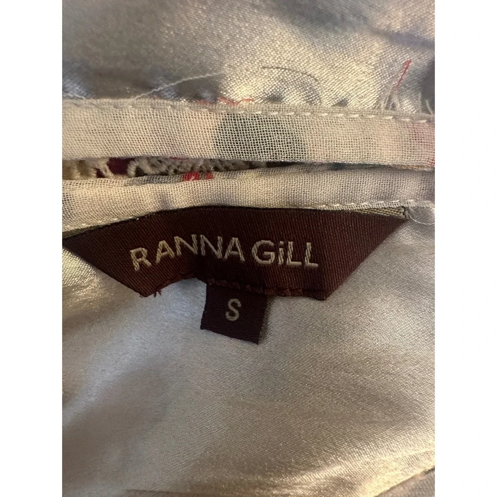 Ranna Gill Women's White Floral Crochet Lace Pleated Halter Mini Dress Size S